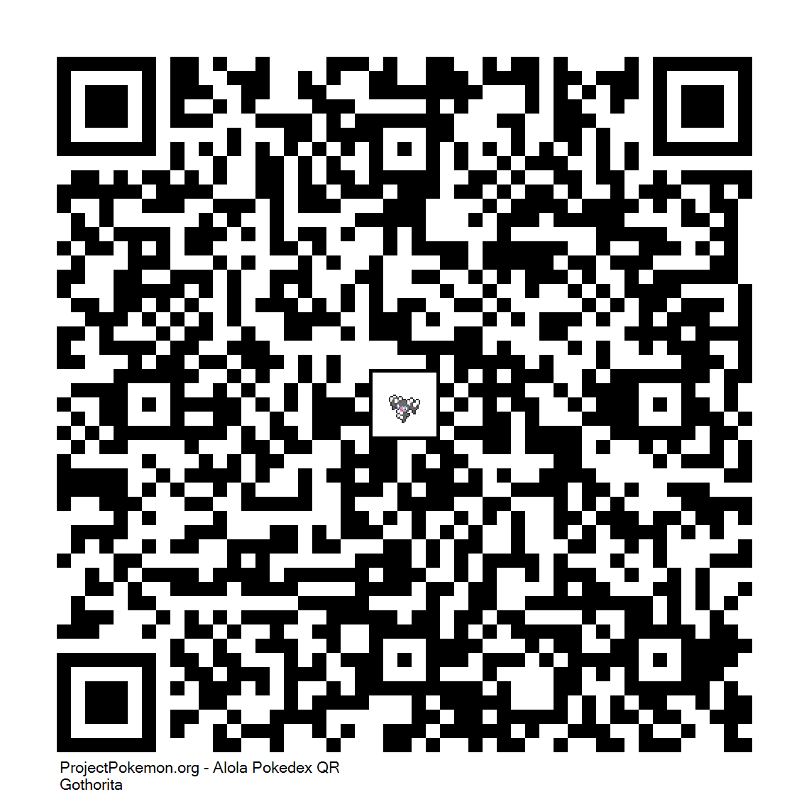 Cdigo QR de Gothorita